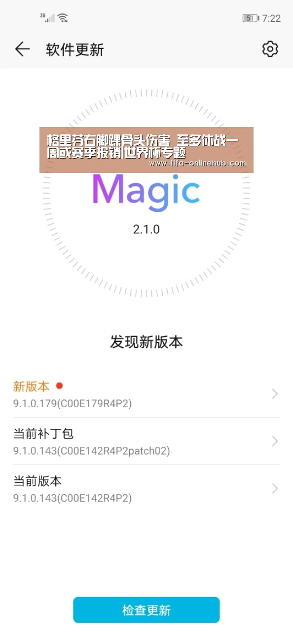 格里芬右脚踝骨头伤害 至多休战一周或赛季报销|世界杯专题(图1) 淘汰赛